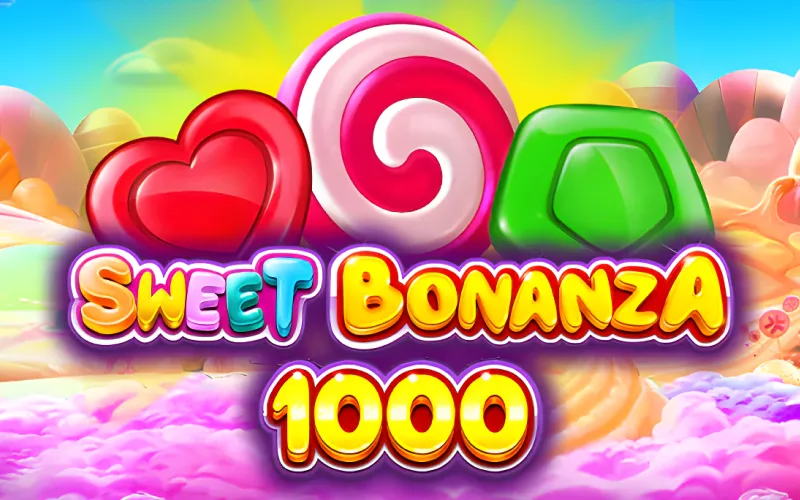 Sweet Bonanza 1000 on Stake with bright candy themed gameplay.